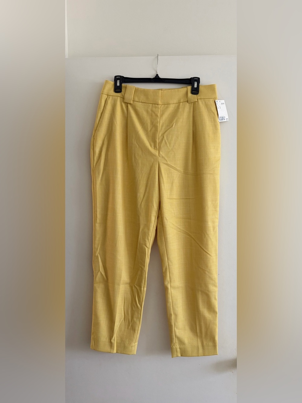NWT yellow H&M pants women’s size 10